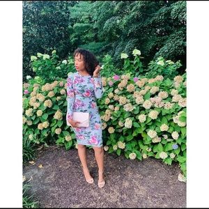 Zara Floral MIDI Dress
